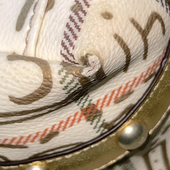 Coach Heritage Tattersall Graffiti Tote - Picture 13 of 15